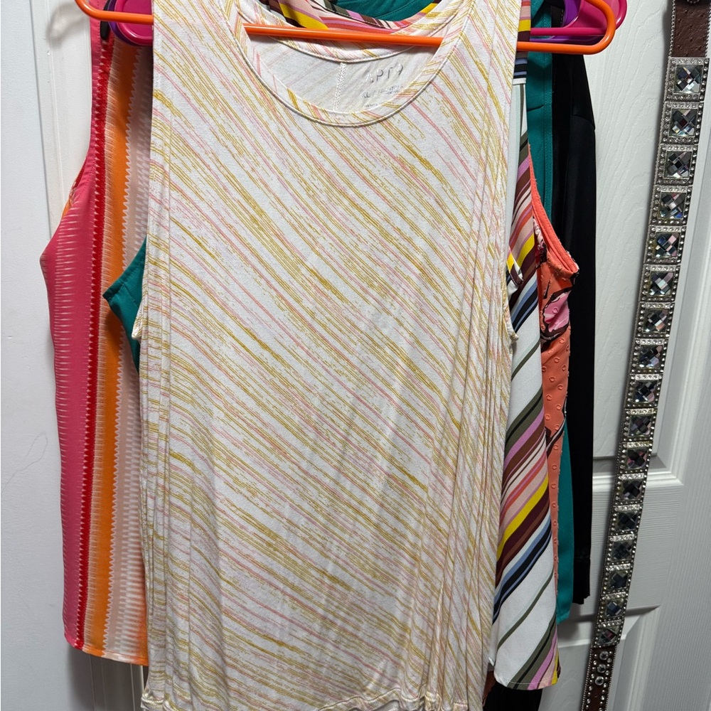 Striped Sleeveless Top